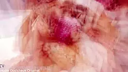 Sweetie plum endures 4on1 gangbang with double penetration and pee