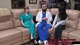 Ditria Roses Faces Her First Intense Gyno Exam