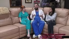 Ditria Roses Faces Her First Intense Gyno Exam