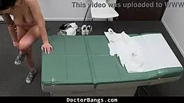 Doctor says, 'You're pregnant, teen,' then bends her over for doggystyle