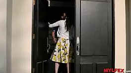 Mylfex - Next Door Milf Tries A Refreshing Evening With Young 18+ Dicks