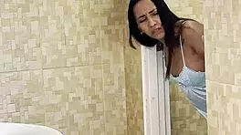 shy latina maid Leyne Rodriguez bangs boss until he cums