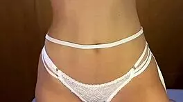 Curvy college teen with big ass begs for doggy fucking and anal fingering, spreading her tight asshole