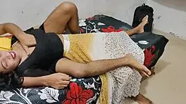 Slamming horny Indian teen 18+ pussy hard