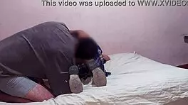 Ay, it hurts my chochito, this naive mexican student fucks her neighbor for gifts when alone at home, real homemade no fake