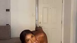 Ebony Petite Girl With Wet Fat Ass