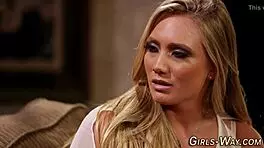 Les dives into pussy eating in this hot 3way with teens