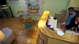 Oh man, young redhead candy red gets fucked missionary and oral by her old step dad in the kitchen, bent over and horny 😈