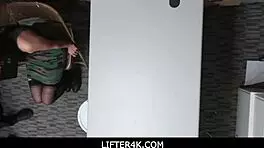 Rebel thief Eden Sin misbehaves with guard to get free.