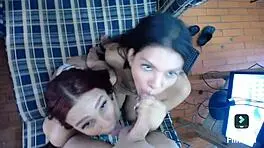 Latina Stepsisters Take Cum in Mouth During Wild 3Some