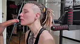 Workout turns into intense doggystyle fuck with girlfriend