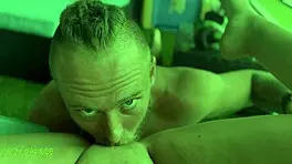 girlfriend moans loudly as friend licks her pussy 😍