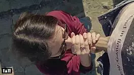 Petite milf ass stretched with dildos strapon by bestie