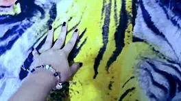 latina stepsister touches herself