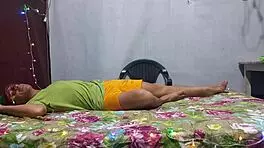 Dirty stepmother bangs her innocent stepson without mercy