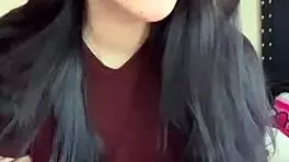 Curvy Mexican Teen Rides Dildo Hard on Instagram