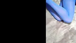 Milf In Pantyhose And Heels Teases With Curves