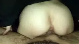 Look at that delicious white ass shaking in lingerie!