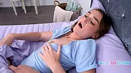 Stepsister sets rules then bangs big cock in pov.