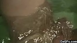 Watch Her Masturbate And Suck Cock In The Bathtub!