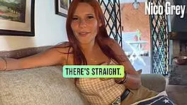 First casting busty teen redhead from sao paulo brazil does pov deepthroat