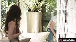 Petite nelya small 18+s teasing neighbor by flashing her tits