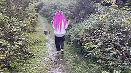 Damn! Rough Outdoor Forest Sex With Teen 18+ Spanked Hard!