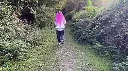 Damn! Rough Outdoor Forest Sex With Teen 18+ Spanked Hard!
