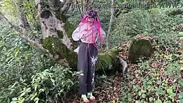 Damn! Rough Outdoor Forest Sex With Teen 18+ Spanked Hard!