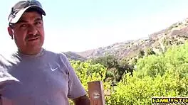 i'm so horny, step dad feedin' me his big cock right now