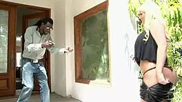 Julie Cash Teases Her Horny Black Step Dad