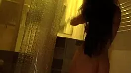 I'm the stepmom, getting a surprise in the shower, oh no i moaned so loud