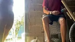 Young Girl Pays Rent with Cum on Tits in São Paulo