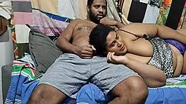 madrasta sits on enteada's lap and something unexpected happens