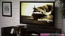 Tattooed Teen 18+ Performs Oral Blowjob on Cock, Sucking Until Cumshot in High Definition