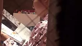 I spied on asian babe rubbin her pussy