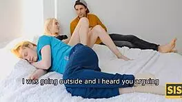 dude, i’m banging this blonde stepsis while her bf sleeps nearby.