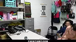 mall cop makes a deal with the birthday girl thief - fucktheif