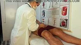 i get erection when nurse touches me in hospital uniform, deepthroat blowjob