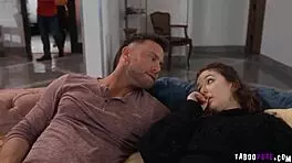 Couple seth gamble and bunny madison join stepsiblings codey steele and leana lovings in foursome