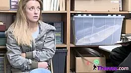 kate whines like a slut when officer bangs her after stealing at work