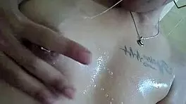 Hot young latina masturbates to creamy orgasm