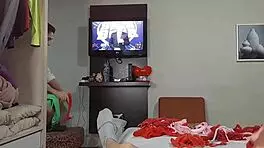 Trailer mami asks, 'want to see me try thongs and deepthroat this monster cock for a facial?'