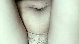 Hot young latina masturbates to creamy orgasm