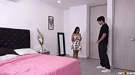 Step-brother bangs me and my step-daughters in part 2