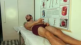 i get erection when nurse touches me in hospital uniform, deepthroat blowjob