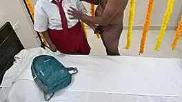 school girl loses her virginity to her uncle in a hot first night fucking session