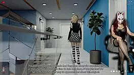 Petite College Girl Plays Game in Cosplay!