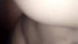 My Nigerian girlfriend loves cowgirl position, but she licks my natural tits too.