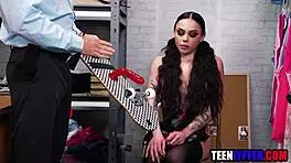 Skater Girl Gets Fucked Hard After Shoplifting